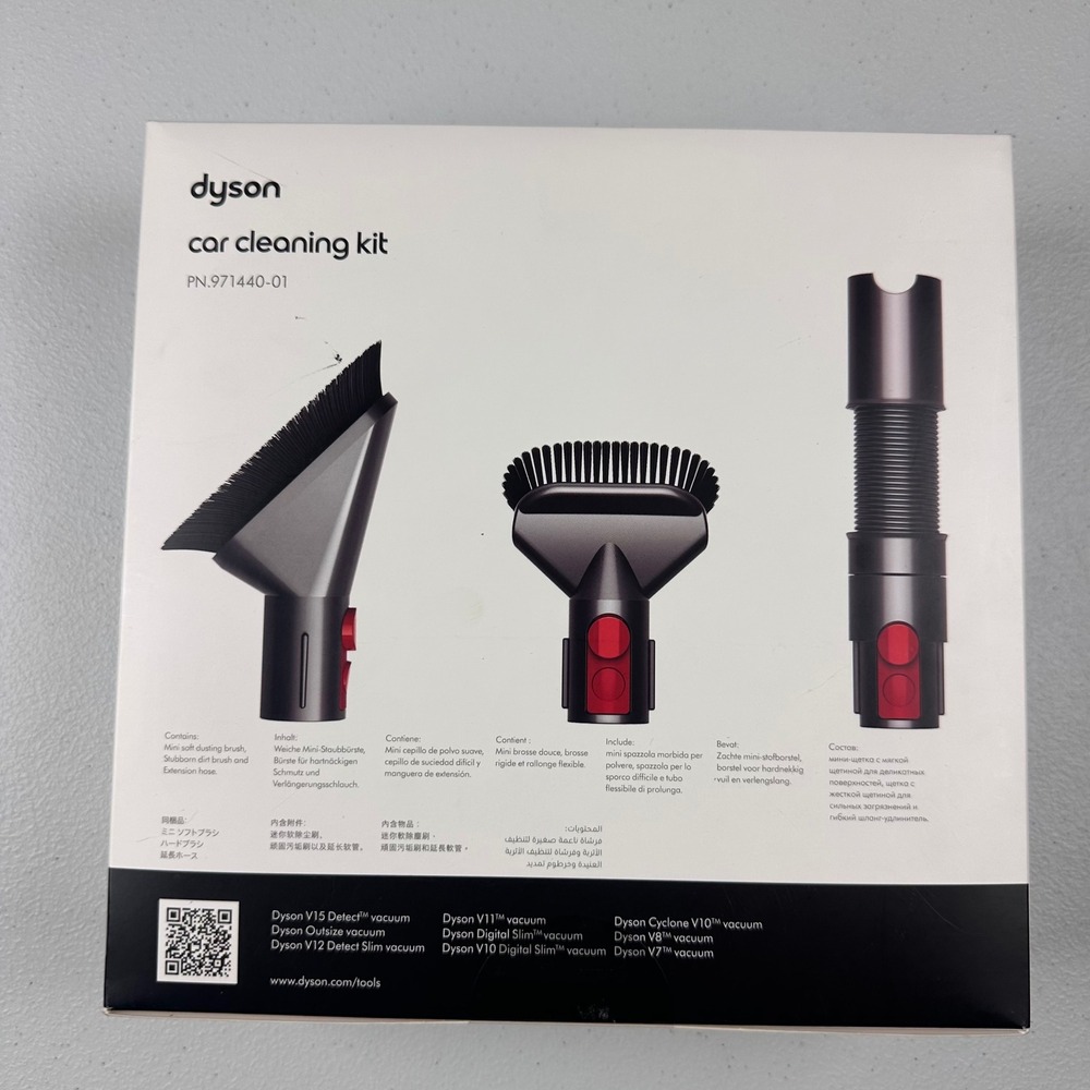 NEW Dyson Car Cleaning Kit Gray PN.971440-01 V15 V12 V11 V10 V8 V7